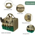 thumbnail image 3 of Bolsa de mano con taburete plegable resistente, taburete de trabajo para jardineros, 3 of 7