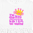 thumbnail image 4 of Inktastic I'm the Big Sister to Twins. Girls Toddler Dress, 4 of 5