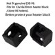 thumbnail image 4 of Calcetín de silicona Aokin V6 para extrusora Hotend clon E3D V6 3 piezas negro bloque calentador de impresora 3D cubierta de silicona, 4 of 5