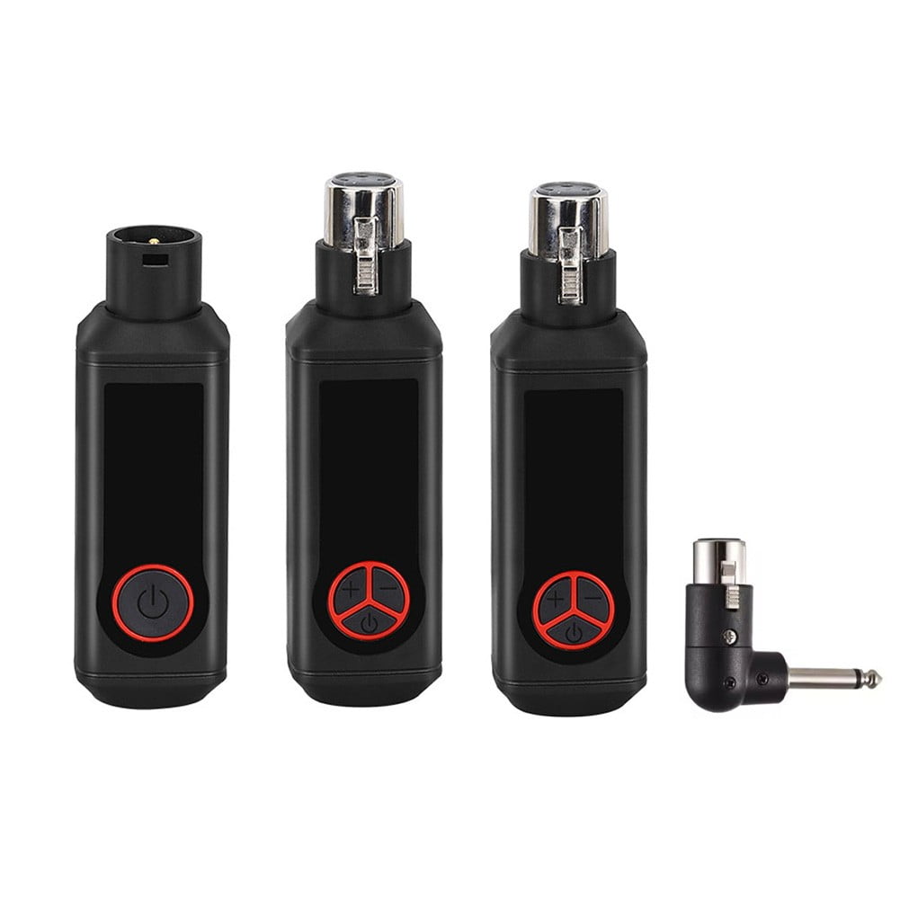 2.4GHz Wireless Microphone System Wired Dynamic Coil Condenser Mic Converter 1/2 Rechargeable XLR Transmitter Receiver Mic Parts