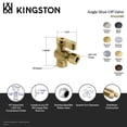 thumbnail image 4 of Kingston Brass KF4320ORB 1/2-Inch Sweat x 3/8-Inch O.D. Comp Angle Shut-Off Valve in Oil Rubbed Bronze, 4 of 5