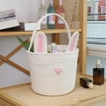 thumbnail image 4 of Fankiway Easter Basket for Kids 2024 New Easter Basket for Girls/Boys Baby Easter Basket with Handle Empty Bunny Basket Easter Supplies, Home tools on Sales, 4 of 6