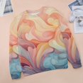 thumbnail image 6 of Simple Colored Ripple Womens Oversized Sweatshirts Hoodies Crewneck Casual Tops Comfy FallWinter Clothes 2024, 6 of 7
