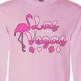 thumbnail image 4 of Inktastic Las Vegas Flamingo Silhouette in Pink Long Sleeve T-Shirt, 4 of 5