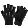 thumbnail image 1 of Ficarrico Guantes de conducción antideslizantes para deportes al aire libre, transpirables, con dedos expuestos, seda de hielo, 1 of 5