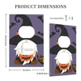 thumbnail image 3 of KLL Halloween Gnomes Pattern Electrical Outlet Covers, 3" x 5" 1 Pack Electric Receptacle Plug Covers for Decorator Receptacle Outlet & Switch-Style S, 3 of 6