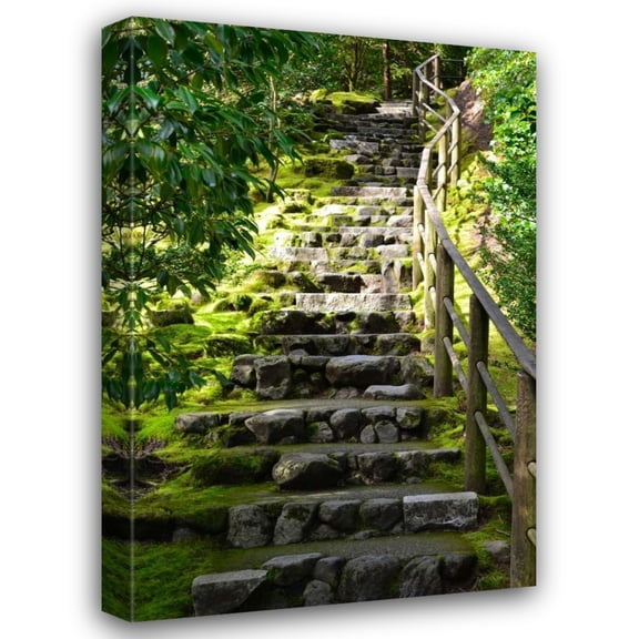 Brian Moore 13x18 Gallery Wrapped Canvas Wall Art Titled - Steps III