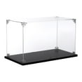 thumbnail image 1 of Caja de exhibición de acrílico Uxcell de 12x6x6 pulgadas, cubo ensamblado, a prueba de polvo, transparente, 1 of 7