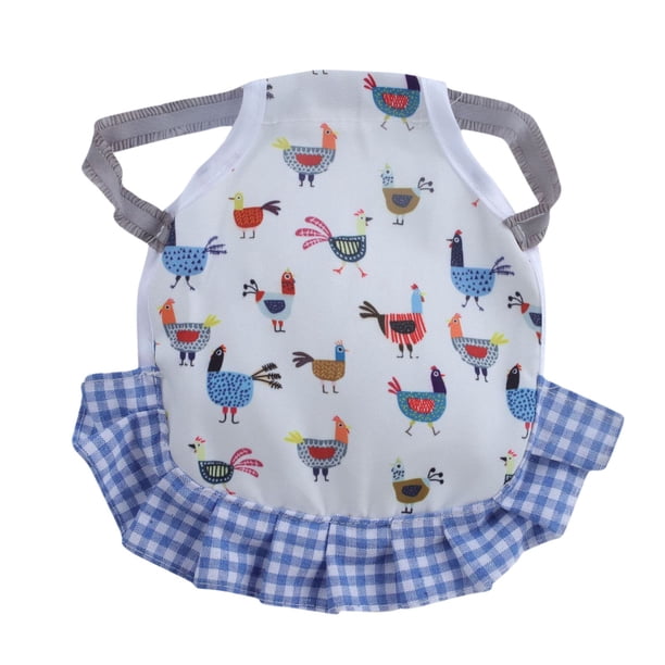 Ganfancp 2022 Silla de Aves para Gallinas Delantal de Pollo con Correa Elástica Chaqueta de Pollo con Correa Protector de Aves Fijador de Plumas de Gallina Elegante Disfraz para Espectáculos Ajuste L