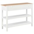 thumbnail image 3 of vidaXL Buffet Blanc 110x35x80 cm MDF, 3 of 5