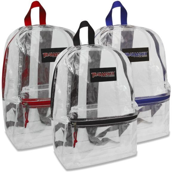 Wholesale Clear Backpack Case of 24