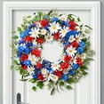 thumbnail image 6 of Waipfaru 22inch Spring Wreath for Front Door,Artificial Floral Wreath for Home Decoration, 6 of 8