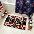 thumbnail image 5 of Nkmbld Patriotic Door Mat, Soft Absorbent Floor Mats with Heavy Duty Backing, Non Slip Entrance Doormats for Front Door Porch Indoor Outdoor Decor, 5 of 8