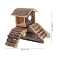 thumbnail image 2 of Wooden Hamster Castle for Pet Hamster Platform Accessories, 2 of 4