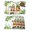 Green Gold, variant on St. Patrick's Day Placemats Set of 12, Cute Gnomes Lucky Shamrocks Green Black Plaid Placemats for Dining Table, Place Mats for Kitchen Tabletop, Waterproof Wipeable Dining Table Mats Set