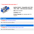 thumbnail image 2 of Ignition Switch - Compatible with 1982 - 1987, 1989 - 1990 Chevy Celebrity 1983 1984 1985 1986, 2 of 3