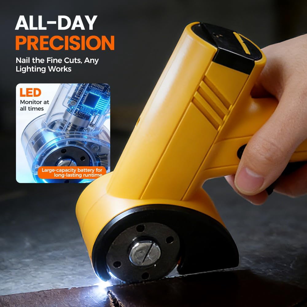 Rechargeable High-Speed Cardboard Cutter 2026 New 4.2V Cordless – Portable Electric Rotary Heavy Duty Power Cutting Tool for Professionals