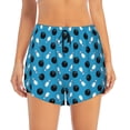 thumbnail image 4 of Lsque Bowling Balls Printed Women's Running Shorts with Liner Pockets,Elastic Quick Dry Workout Athletic Gym Yoga Shorts,Womens High Waist Shorts-XX-Large, 4 of 9