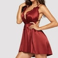 thumbnail image 2 of Women Plus Size Dresses Clearance Short Sleeve V Neck Homewear Pajamas Long Dress Nightgowns Sleepwear, 2 of 7