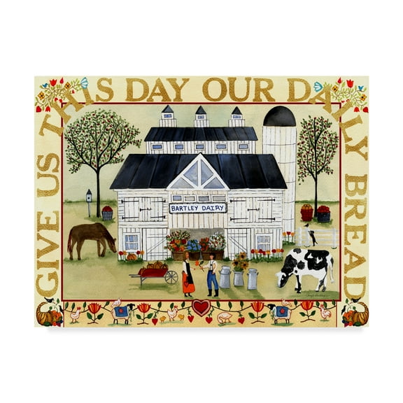 Trademark Fine Art 'Bartley Dairy' Canvas Art by Cheryl Bartley