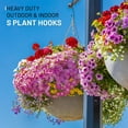 thumbnail image 2 of RELBRO Large S Hooks, 6 Inch Metal Hanging Plants Hooks, Reversible, Heavy Duty, Black, 12 Pcs, 2 of 7