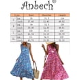 thumbnail image 5 of Anbech 2025 Women Floral Sleeveless Dresses V Neck Boho Sleeveless Maxi Dress, 5 of 7