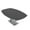 Asian Night w/Silver Base no Electric, variant on 7 Foot Arc Boat Conference Table With Square Metal Base Power And Data
