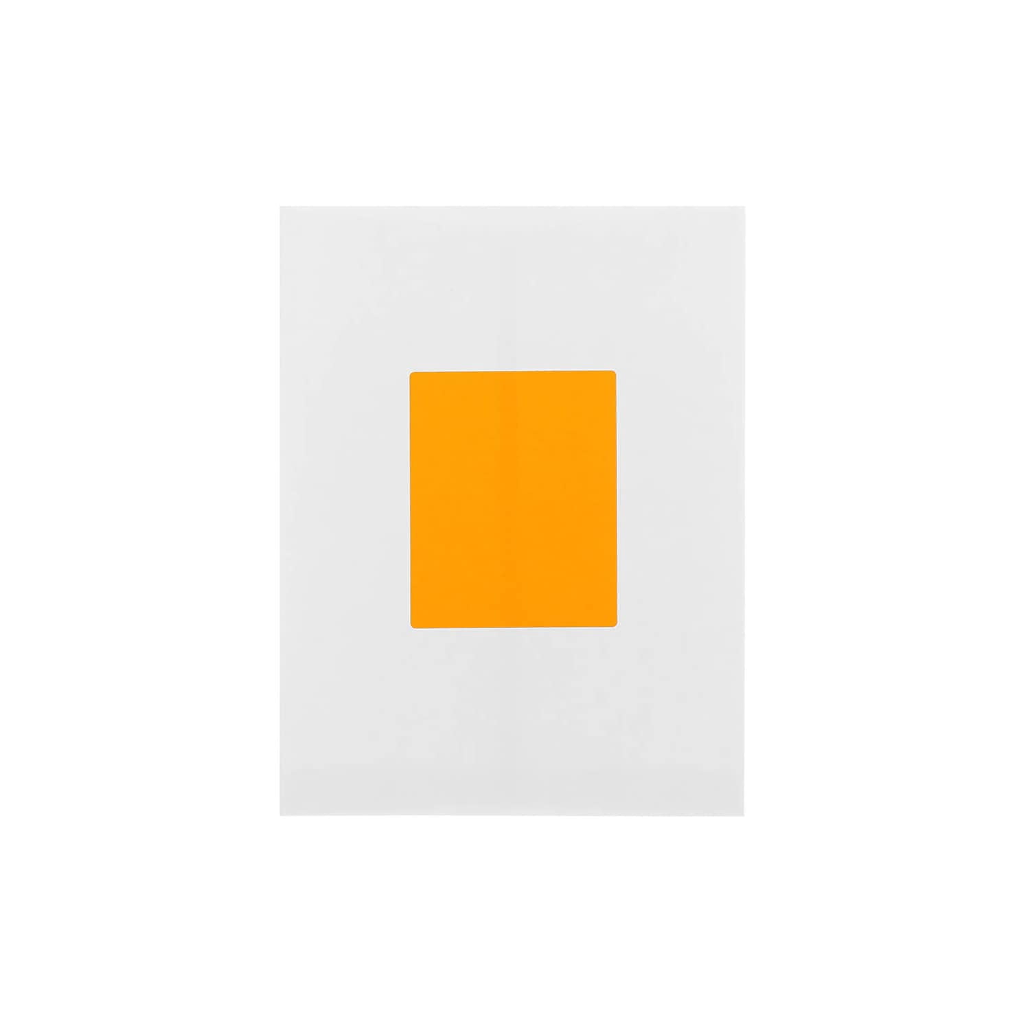 JAM Paper Shipping Address Labels, 4 x 5, Neon Orange, 4 Labels per Page/120 Total