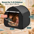 thumbnail image 4 of Sensory Tent for Kids 36" Pop Up Calm Corner Tent Blackout Sensory Room Play Den for Autism ADHD SPD Children with Storage Bag, 4 of 10
