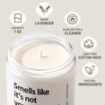 thumbnail image 2 of 7oz White Matte Glass Candle, Lavender Scented, Retirement Gift, Aromatherapy Candle for Home Living Room, Gift for Retiree, 2 of 7