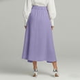 thumbnail image 4 of BUIGTTKLOP Midi Skirts for Women High Waisted Asymmetrical A-Line Ruffle High Low Casual Summer Skirts, 4 of 6