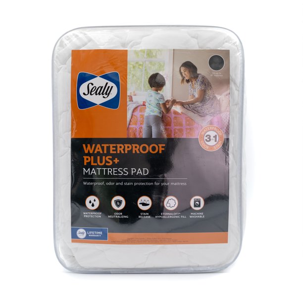 Sealy, Waterproof Mattress Pad, Queen
