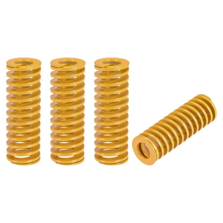 

Uxcell Die Spring 22mm OD 65mm Length 4 Pack Stamping Light Load Compression Yellow