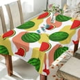 thumbnail image 3 of Coolnut Watermelon Rectangle Tablecloth,Dinner Table Cover for Outdoor & Indoor Patio, Picnic, BBQ, Holiday Party 60x108In, 3 of 7