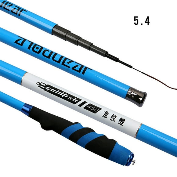 Carbon Fishing Stream Rods with Rotating Rod Tip Design for River Pond Fishing Using