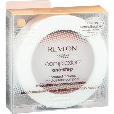 revlon new complexion one step compact makeup 05 medium revlon new complexion one step compact makeup 05 medium