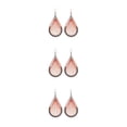 thumbnail image 2 of Qarigey Pendientes colgantes de 2 uds., modernos, simples, únicos, largos, de alambre, gancho informal, abalorio para mujer, regalos de Naranja 3piezas, 2 of 6
