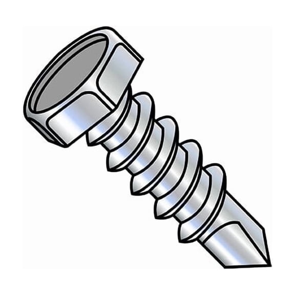 Manufacturer Varies Self Drilling Screws,1/4-14x1 3,PK1000 1428KH