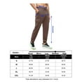thumbnail image 5 of Mens Cargo Sweatpants Elastic Waist Drawstring Casual Lounge Running Athletic Joggers Pants Pockets, 5 of 5