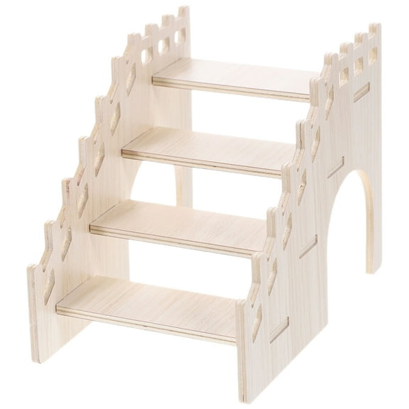 Guinea Pig Maze Toy Accessories Wooden Hamster Toys Bridge Ramps Chew Pigs Hideout