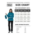 thumbnail image 7 of Off Road Ventures Women's Packable Rain Jacket Waterproof Lightweight Windbreaker Rain Coat with Pockets for Cycling Bike, 7 of 7
