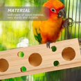 thumbnail image 2 of Parrot Chewing Toy Bird Perch Stand Toy Parrot Wood Platform Parrot Tree Stand Wood Branches Cockatiel Toys Bird Stand Perch Bird Cage Platform Bird P, 2 of 5