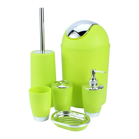 Tmishion Bathroom Accessories Set 6 Piece Plastic Accessory Tmishion Bathroom Accessories Set 6 Piece Plastic Accessory Soap Dispenser Lotion