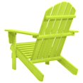 thumbnail image 3 of vidaXL Garden Adirondack Chair Solid Fir Wood Green, 3 of 3
