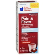 GNP Children's Pain And Fever Cherry Flavored, 4 Fl Oz