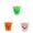 Orange,Pink,Green, variant on 3PC Halloween Pumpkin Bucket, Pumpkin Candy Bucket Plastic Pail Party Favor Holder Halloween Party Supplies, Candy Bucket with Handle,7x7 Inch