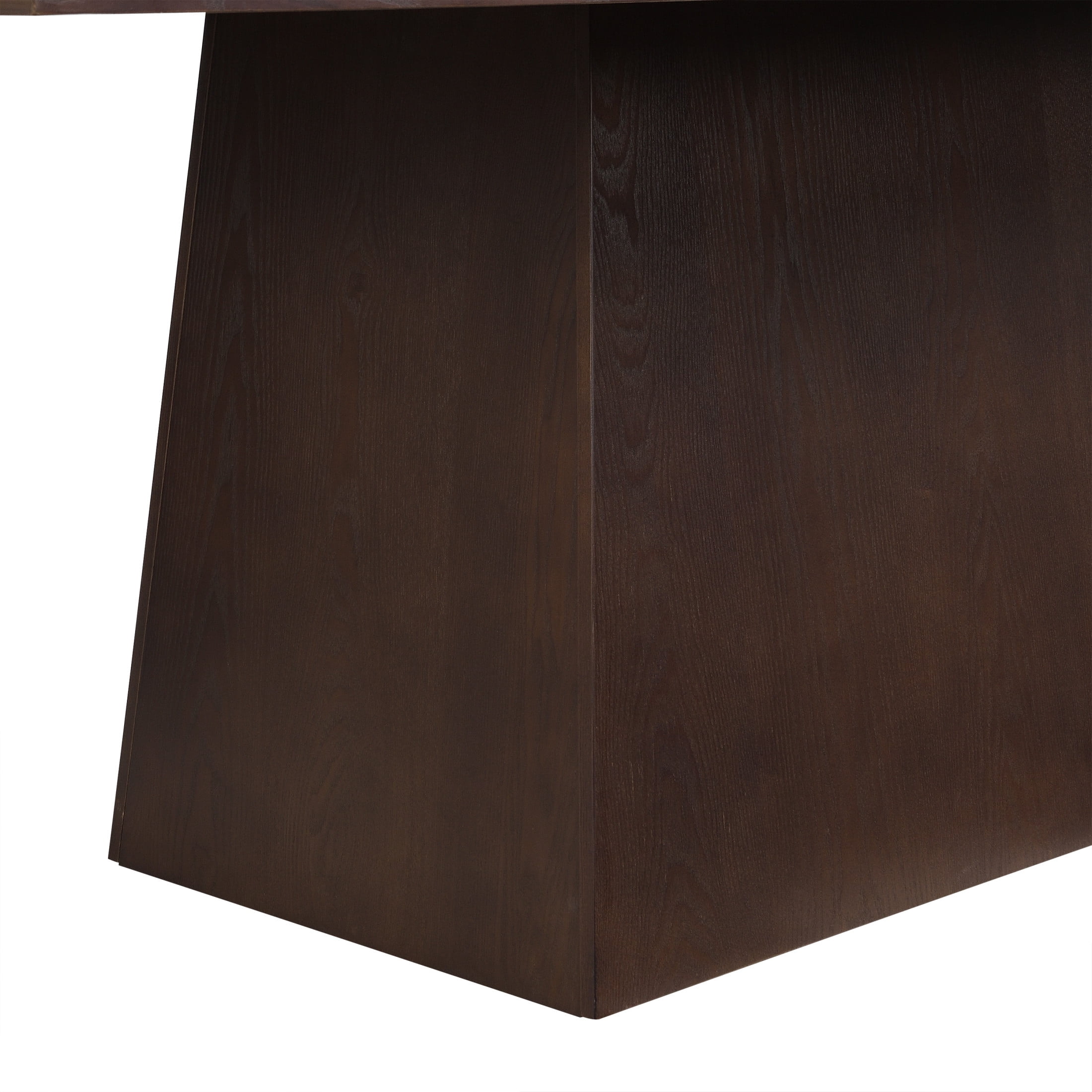 Christopher Knight Home 82" Pedestal Dining Table, Rectangular Seats 6-8, Solid Wood & MDF, Espresso
