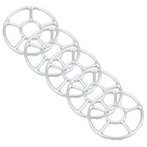 NIAIZEK 5-Pack Metal Gas Stove Racks Anti- Stable Round Support for Kitchen Cookware