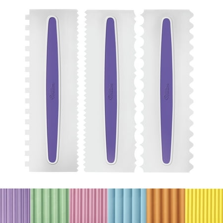 Wilton 3pc Icing Smoother Comb Set
