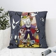 thumbnail image 6 of The Cuphead Show Throw Pillow Cover Decoration Pillow Case Cushion Home Decor for Home Sofa Couch 26"x26", 6 of 7